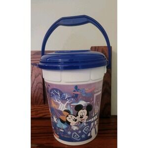 Walt Disney World 50th Anniversary Popcorn Bucket Tub Whirley With Lid Souvenir